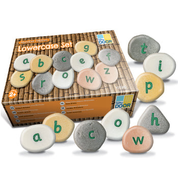 ALPHABET, PEBBLES - WORD BUILDING, Set of 50