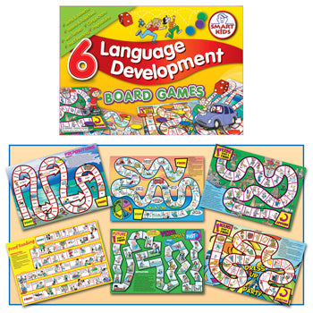 SMART KIDS, BOARD GAMES, Language Development, Age 7-11, Set of 6