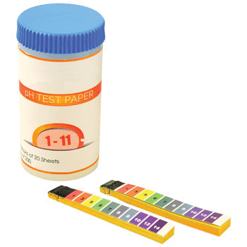 TESTING PAPERS, Universal, pH1-14, Box of 10