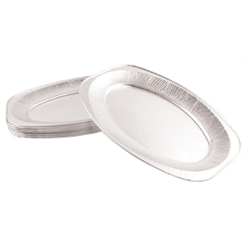 ALUMINIUM FOIL BAKING/SERVING DISHES, Platter, Oval 430mm, Pack of 10