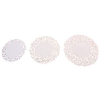 DOILIES, White, 115mm, Pack of 250