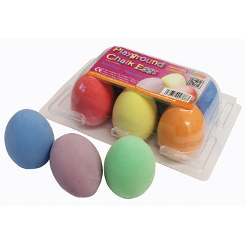 CHALK, Eggs, Age 3+, Pack of 6