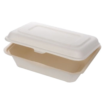 CLAMSHELL CONTAINER, HINGED LID, 600ml, Case of 500