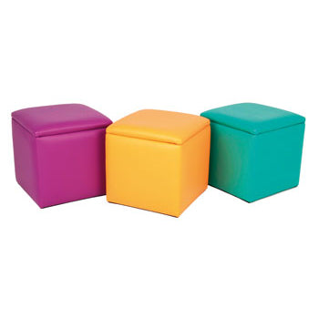 JUNIOR CUBE VINYL SEATING, Ocean Blue
