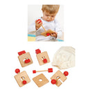 WOODEN LOCK PUZZLES, Set