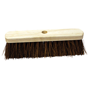 BROOM HEADS, Outdoor Use, Hard, Sherbro Bass Fibre, 300mm (12''), Use Handle No 80705 or 80713, Each