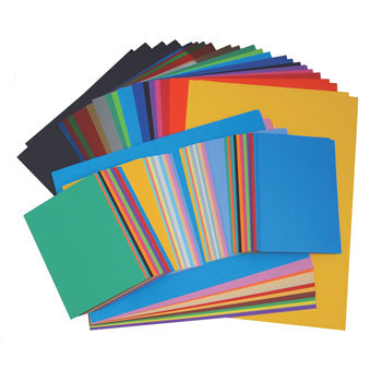 PAPER AND BOARD BULK PACK, Assorted Paper & Card, Pack of 530 Sheets