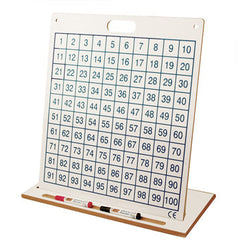 100 NUMBER SQUARES, Desk Top Board, Each