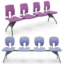 SE BEAM SEATING, SQUARE BACK, 2 Seater - 958mm width, Off White