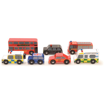 IMAGINATIVE PLAY, LONDON VEHICLES, Age 3+, Set of 7