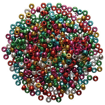 BEADS, Metallic, Pack of 500 approx.