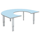 HEIGHT ADJUSTABLE TABLES, RAINBOW, Light Grey