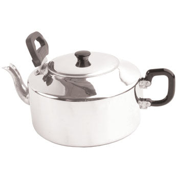 TEAPOT, Aluminium with Front and Rear Handles, 2 to 3.4 litres, 3.4 litres, Each