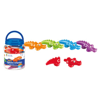 ALPHABET ALLIGATORS, Age 2+, Tub of 13