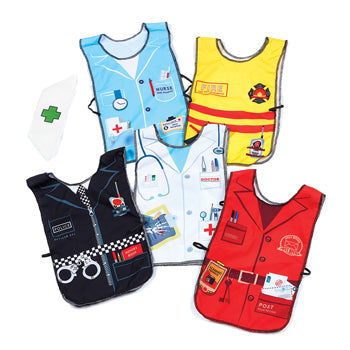 DRESSING UP, TABARDS, OCCUPATIONS TABARDS, Set of 5