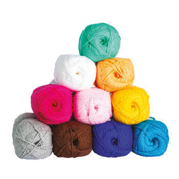 THREADS AND YARNS, 100g Balls, Pack of 10