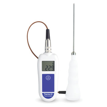 CATERING THERMOMETER WITH PROBE, Therma 22 Plus Waterproof, Each