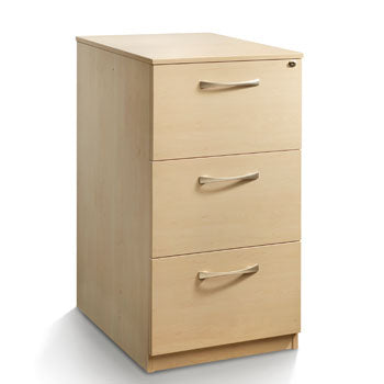 LOCKABLE FILING CABINETS, 3 Drawer - 1010mm height, Oak, EMERGENT CROWN