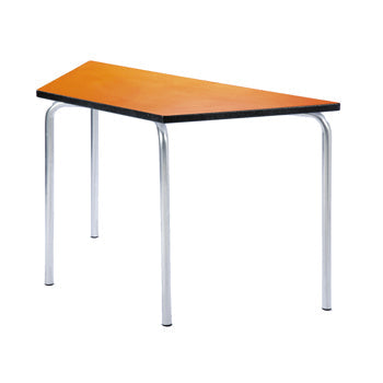 EQUATION TABLES - CONTINUED, TRAPEZOIDAL, 1200/600 x 520mm, 710mm height, Orange Flame