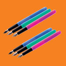 PENS, FOUNTAIN, Smartbuy, Assorted Colours, Pack of 40