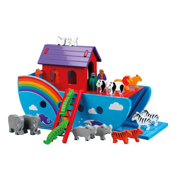 WOODEN TOY, PLAY SETS, LARGE NOAH'S ARK, Age 3+, Set