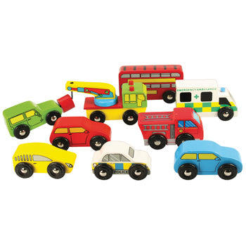 IMAGINATIVE PLAY, VEHICLES, Age 3+, Set of 9