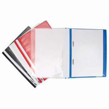 CLIP FOLDERS, Document Folder, Assorted Colours, Pack of 25