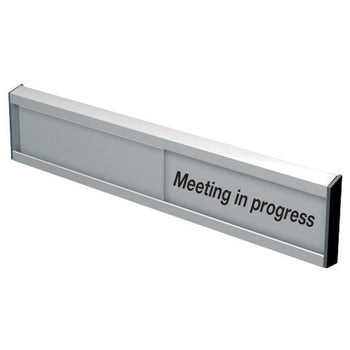 SIGNS, FACILITIES SIGNS, Meeting In Progress/Vacant, 180 x 30mm, Each