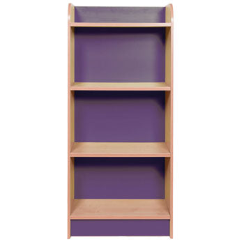 SLIMLINE BOOKCASE, 750mm height, Red