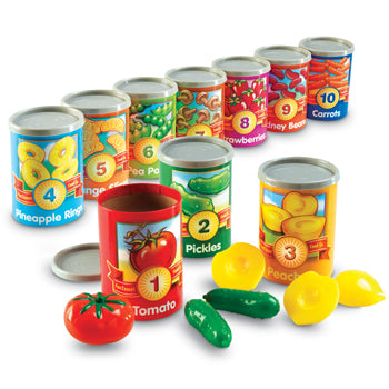 COUNTING AND SORTING, Counting Cans, Age 3-7, Set