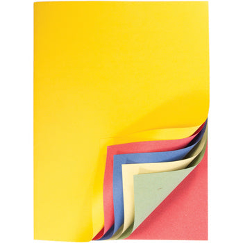 SCRAP BOOKS, Assorted Brights Pages, A4+, Pack of 50