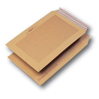 BOARD BACKED ENVELOPES, C4 (324 x 229mm), Peel/Seal, Pocket, 120gsm Manilla, Box of 125