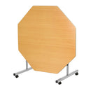 STANDARD TILT TABLES, OCTAGONAL, 1200 x 1200mm depth, 760mm height, Red