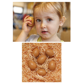 SENSORY SOUND EGGS, Age 2+, Set of 6