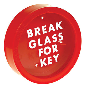 BREAK GLASS KEY HOLDER, Spare Glass for Key Holder, Box of 10