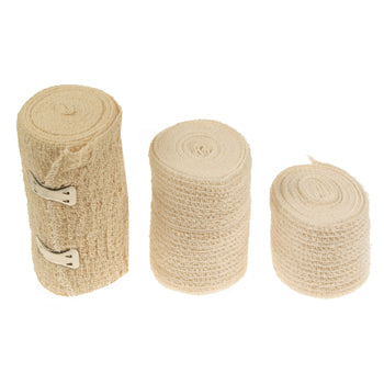 FIRST AID, BANDAGES, Crepe Support and Compression, 100mm wide, Each