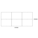 WHITEBOARDS, Whiteboard Wall Panel Kits, 1779 x 1176mm, Pack of 6