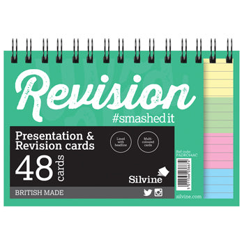 REVISION & PRESENTATION CARDS, Wirebound, Pack of 10