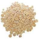 WOODEN BUTTONS, Natural, Pack of 440