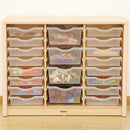 ELEGANT STORAGE RANGE, TRAY CABINET 16 SMALL & 4 LARGE TRAYS, Each