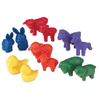 COUNTER SETS, Friendly Farm Animals, Age 3+, Pack of 72