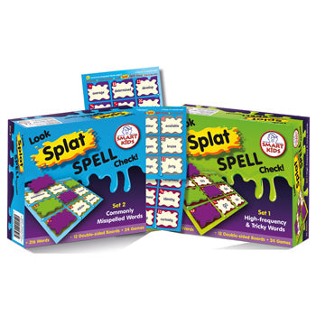 LOOK, SPLAT, SPELL CHECK GAMES LEVEL 1 & 2, Set