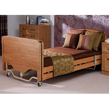 4 SECTION ELECTRIC PROFILING BED, Golden Oak