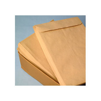 EXPANDING GUSSET ENVELOPES, 381 x 254 x 25mm, Peel/Seal, Pocket, 140gsm Manilla, Box of 125