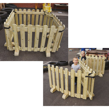 ROOM DIVIDER WITH GATE, Set