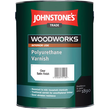 VARNISH, Polyurethane Varnish, Clear Gloss, 5 litres