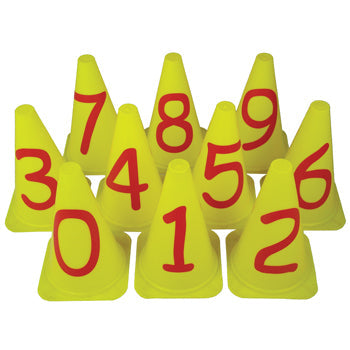 FIRST PLAY, NUMBER CONES, Set of 10