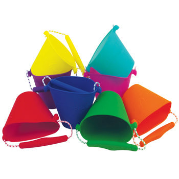 GROUP PLAY ACTIVITIES, BUCKETS, SCRUNCH BUCKETS, Age 3+, Set of 8