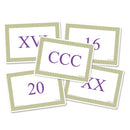 ROMAN NUMERALS, Cards, Set