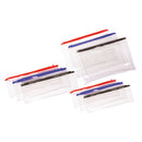 PENCIL CASES, Translucent, A4 (220 x 335mm), Pack of 12